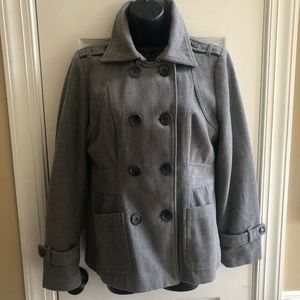 Stylish Gray pea coat  by Therapy end M
